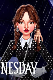 Celebrity Wednesday Addams Style