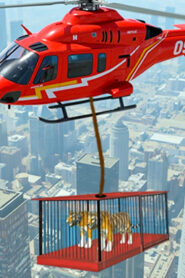 Animal Helicopter Rescue Game