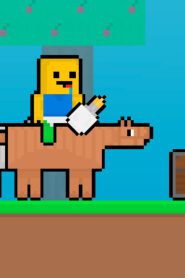 Baby Noob vs Baby Obby Horse