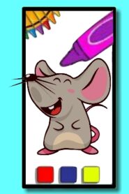 Funny Mouse Coloring Time