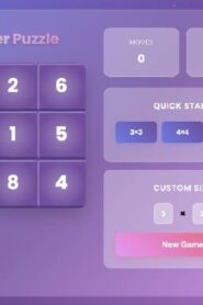 Sliding Number Puzzle &ndash; Classic Brain Teaser
